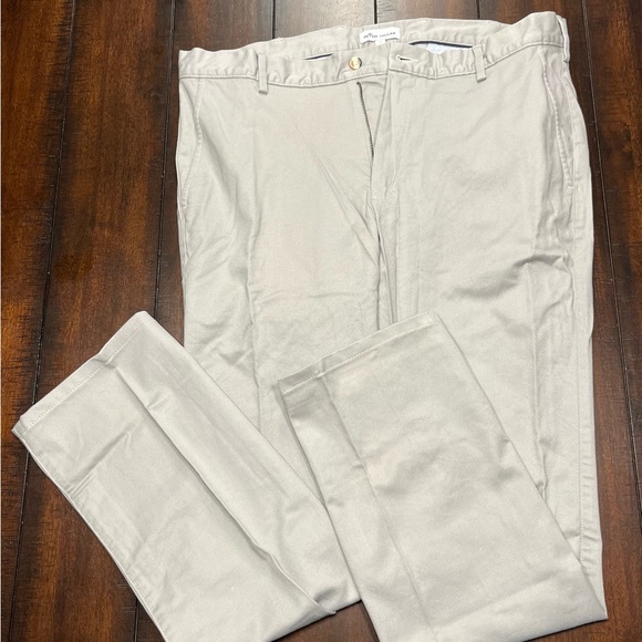 Peter Millar Gray Cotton Chino Pants - Picture 2 of 5